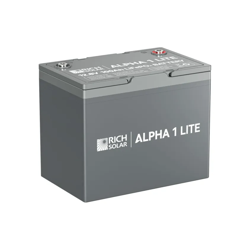 ALPHA 1 LITE | 12V 100Ah LiFePO4 Battery | Lightweight 12V Lithium Battery for RVs, Trailers, Vans, Boats, Off-Grid | 4,000 Lifetime Cycles | Best Value Special Offer