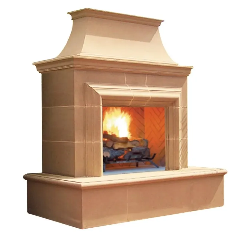 American Fyre Designs Reduced Cordova 76-Inch Freestanding Outdoor Gas Fireplace Factory Price