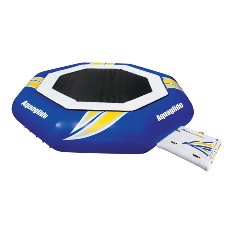 Don’t Miss Out Aquaglide Supertramp 17 - Floating trampoline w/ Swimstep
