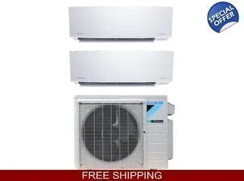 Daikin Mini Split | 4 Zone | 36000 BTU |4MXL36WVJU9, FTXS15WVJU9 + FTXS24WVJU9 Fan Favorite