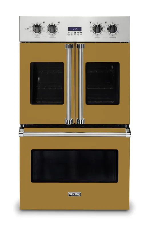 Bargain VIKING VDOF7301GH 30" Electric Double French-Door Oven - VDOF Gold