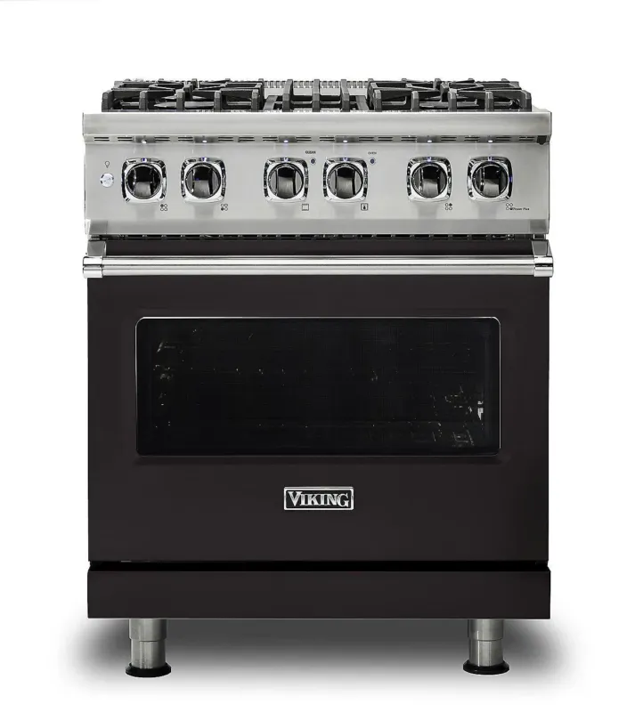 VIKING VDR5304BON 30" Dual Fuel Range - VDR530 Viking 5 Series Black Authentic