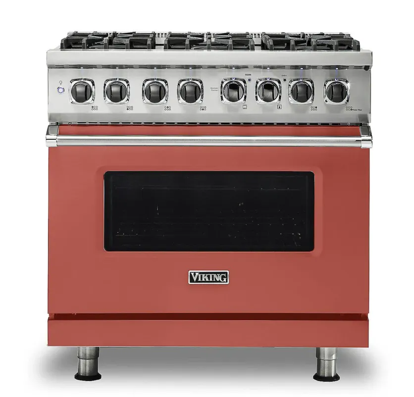 VIKING VDR5366BSC 36" Dual Fuel Range - VDR536 Viking 5 Series Red Budget