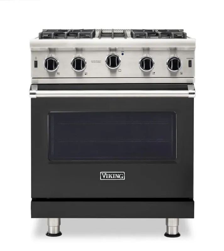 VIKING VGIC53024BCS 30" Open Burner Gas Range - VGIC5302 Viking 5 Series Black Express Delivery