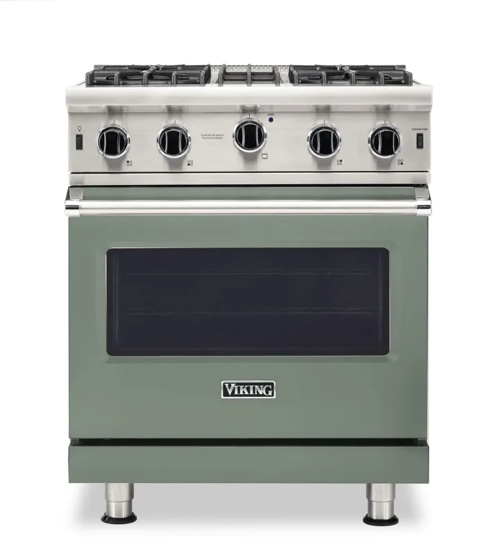 New Arrival VIKING VGIC53024BEU 30" Open Burner Gas Range - VGIC5302 Viking 5 Series Green