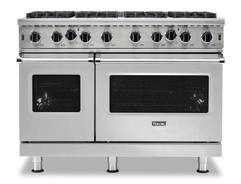 VIKING VGIC54828BSSLP 48" Open Burner Gas Range - VGIC5482 Viking 5 Series in Stainless Steel Best Price