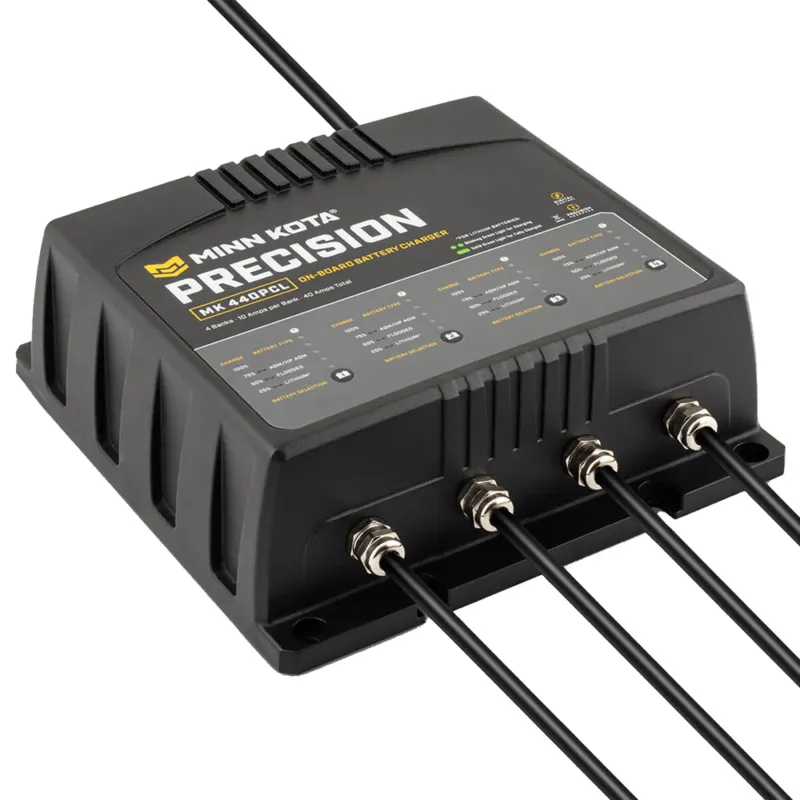 Certified Minn Kota On-Board Precision Charger MK-440 PCL 4 Bank x 10 AMP LI Optimized Charger [1834401]