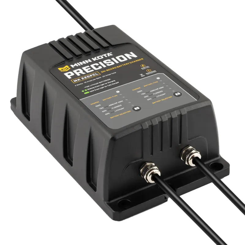Limited Time Minn Kota On-Board Precision Charger MK-220 PCL 2 Bank x 10 AMP LI Optimized Charger [1832201]
