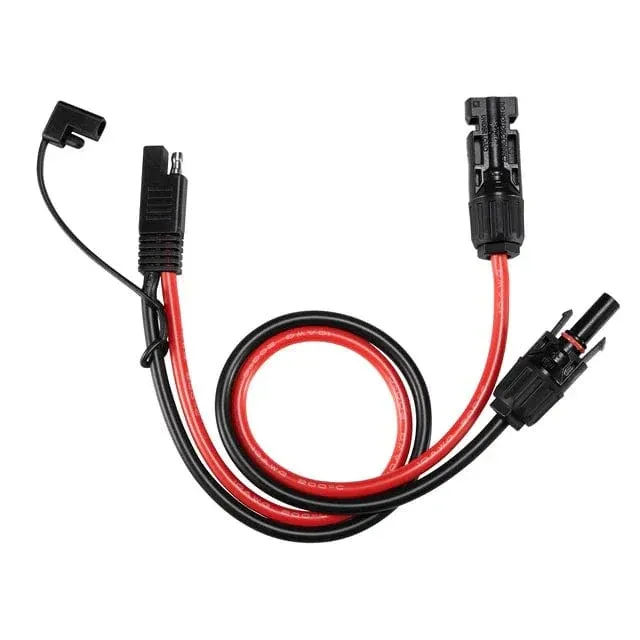 Rich Solar 10AWG Solar Connector to SAE Adapter | Connect Solar Panel Connectors to SAE Plug Hot Deal