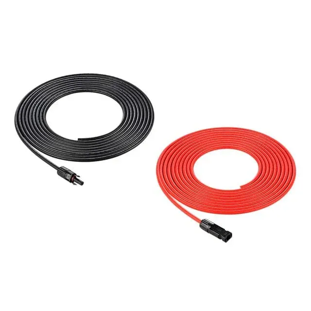 Hot Deal Rich Solar 10 Gauge Extension Cable to Connect Solar Panel to Charge Controller - 30 Feet Red & Black (Set )
