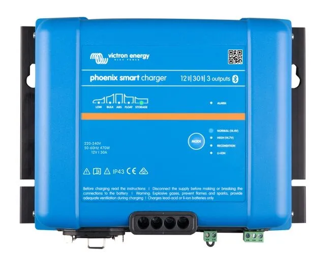 Victron Energy Smart IP43 Charger 12/30(3) 120-240V Save Now