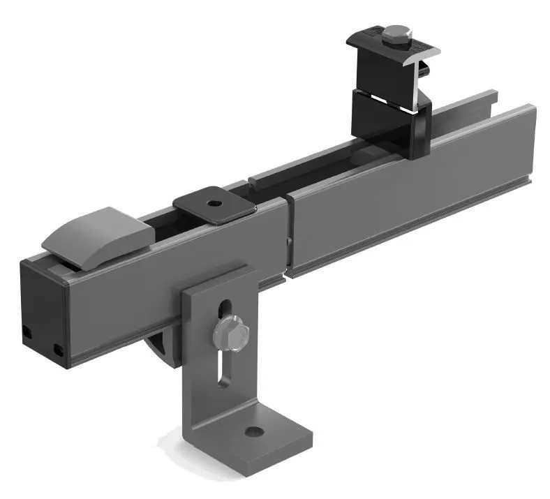 Latest Tamarack Solar 90507 Flush Mount Kits 2.3 Black Rail 93-inch – 8 Rail Kit