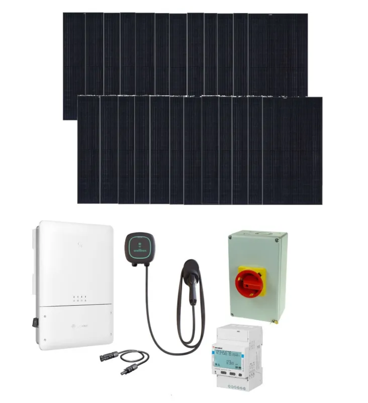10.08kW EV Charging System - 10.68kW of Canadian Solar, 9.6kW GoodWe Inverter and 40A Pulsar Plus charger Order Now