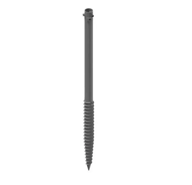 Free Shipping SunModo GRSCREW-63 63 Inch Ground Screw Anchor With Set Screws