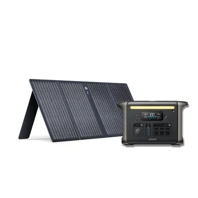 Anker SOLIX F1500 Portable Solar Battery Generator + Anker Solar Panels [KIT-AK004] Popular