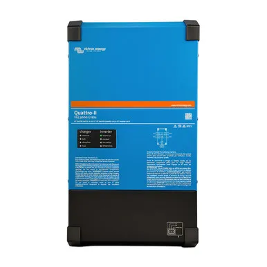 Victron Quattro-II 12/3000 | 12V Input | 3000vA Output 2 x 120V | 120A Charger | 50A Transfer Switch Instant Buy
