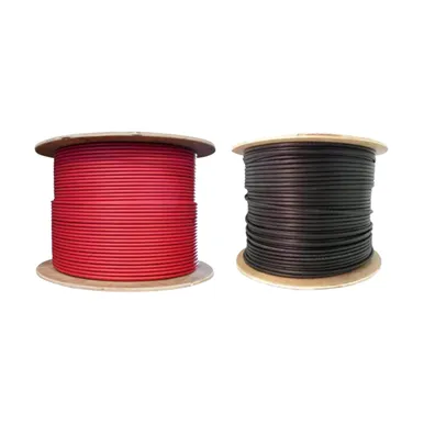 500ft 10 AWG Copper PV Wire | Black and Red Express Delivery