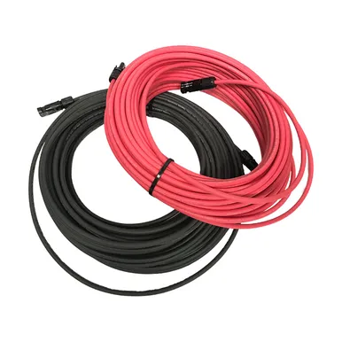 50ft 10 AWG Copper PV Wire | Black and Red Reduced Price