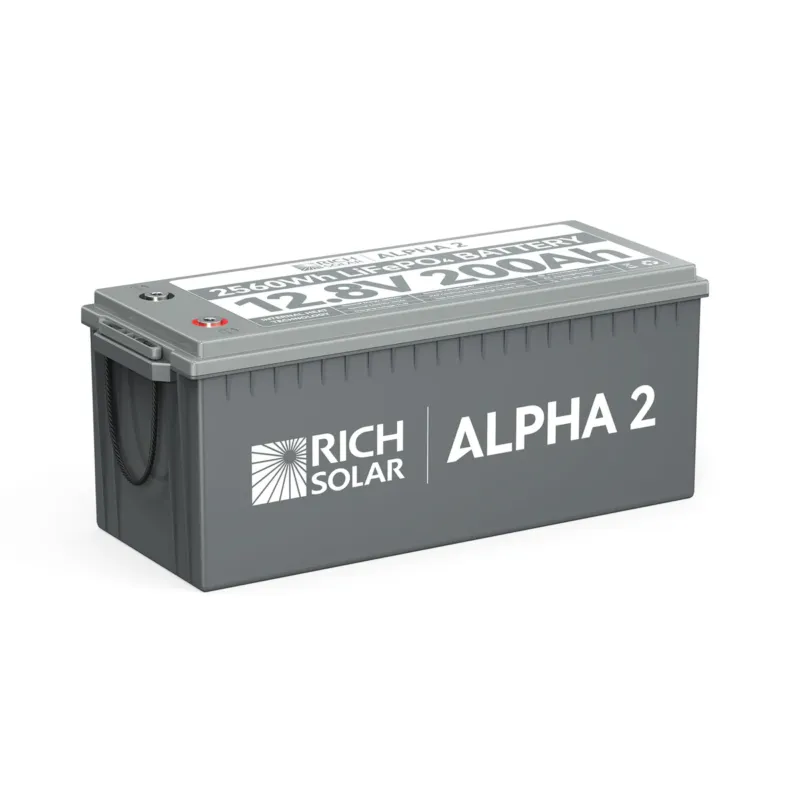 Fan Favorite ALPHA 2 12V 200Ah LiFePO4 Battery for RVs and Off-Grid Use