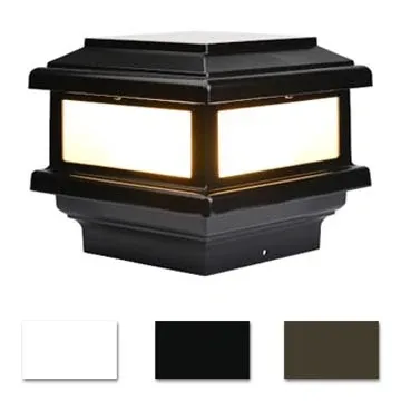 Top Rated Low Voltage Deck Light - 5-1/2" / Black / No Pigtail - $148.00
