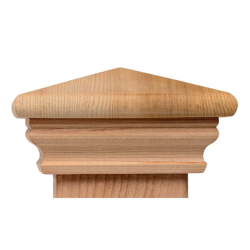 Wood Post Cap - Cedar / 3-1/2" - $20.00 Fresh Stock