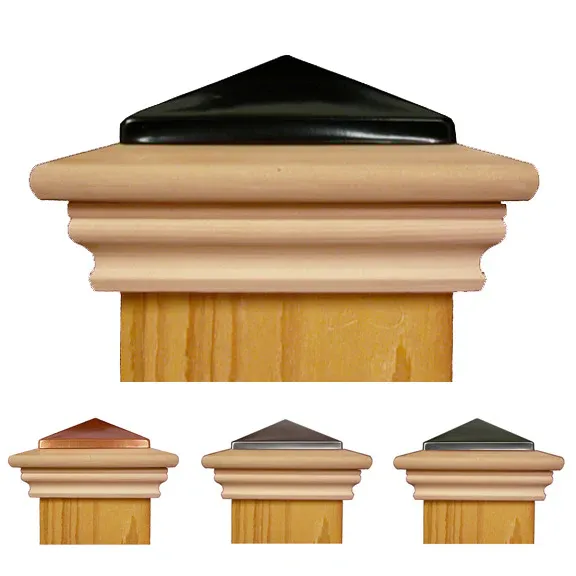 Wood Post Cap - Copper / Cedar / 3-1/2" - $38.00 Instant Buy