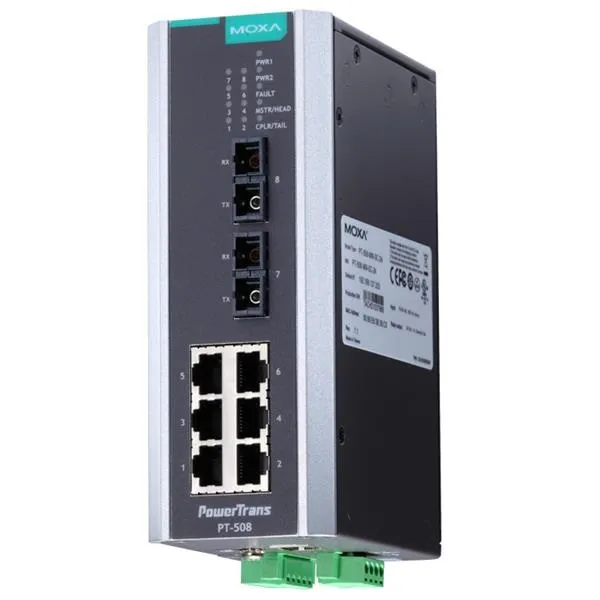 Moxa PT-508-MM-SC-HV Managed Switch Order Now