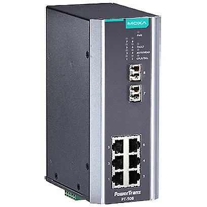 Moxa PT-508-MM-LC-HV Managed Switch Buy Direct