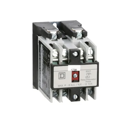 Schneider 8501XO40V01 Square D Industrial NEMA Relay 4-NO Single Throw 24 VAC 60 Hz coil Low Price