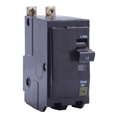 Holiday Sale Schneider Electric QOB215HID Mini circuit breaker, QO, 15A, 2 pole, 120/240 VAC, 10 kA, high density discharge, bolt on mount
