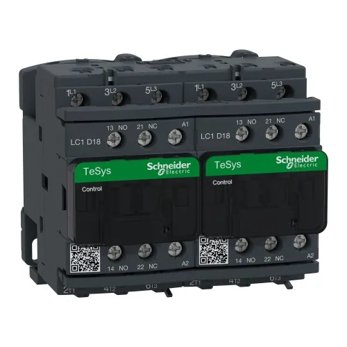 Weekend Sale Schneider Electric LC2D18M7 TeSys D reversing contactor - 3P(3 NO) - AC-3 - <= 440 V 18 A - 220 V AC coil