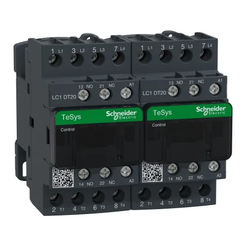 Best Price Schneider Electric LC2DT20P7 TeSys D changeover contactor - 4P(4 NO) - AC-1 - <= 440 V 20 A - 230 V AC coil