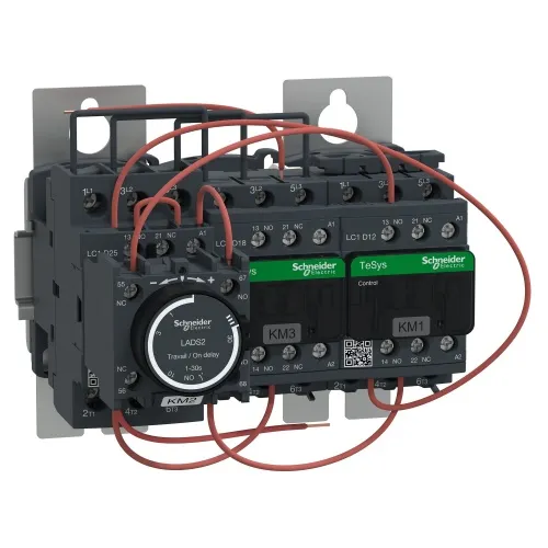 Authentic Schneider Electric LC3D18AU7 TeSys D - star delta starter - 3 x 3P (3 NO) - 18 A - 240 V AC coil