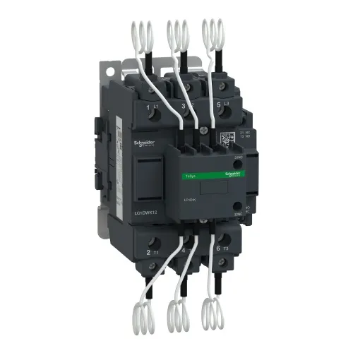 Bargain Schneider Electric LC1DWK12M7 Capacitor contactor, TeSys D, 63 kVAR at 400 V/50 Hz, coil 220 V AC 50/60 Hz