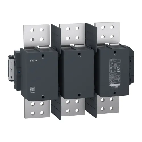 Schneider Electric LC1F2100 TeSys F Non-Reversing contactor - 3P(3 NO)-AC-1 <= 1000 V AC 2100 A with coil LX1/ LX9 - 110…500V AC 40/400Hz, LX4 - 110...440V DC No Minimum Order