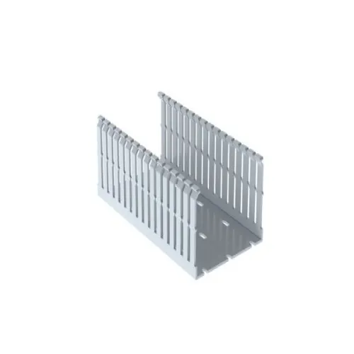 Big Sale Panduit F4X4LG6 Lead-Free PVC Base Wiring Duct 4.25W x 4.1H Color: Light Gray