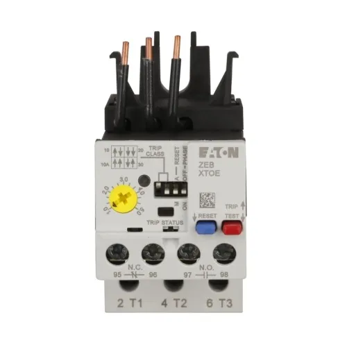 Eaton XTOE005BCS Electronic Overload Relay - 1 NO/1 NC, 10 Amp Authentic