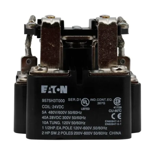 Same Day Shipping Eaton 9575H3K000 General Pupose Relay - 2PDT, 12 Volt Coil