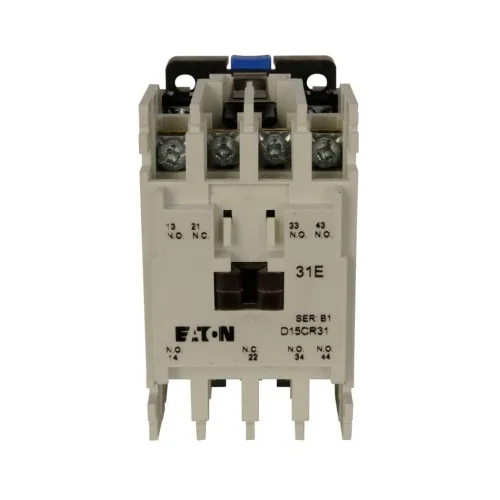 Eaton D15CR31A1B Machine Tool Relay - 4PST-3 NO/1 NC, 120 Volt Coil, 5 Amp Buy Today