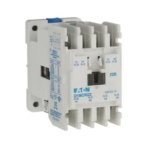 Buy Direct Eaton D15CR22JB Machine Tool Relay - 4PST-2 NO/2 NC, 240 Volt Coil, 10 Amp