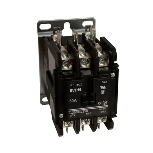 Time-Limited Eaton C25DNJ250CK - Definite Purpose Contactor 50 Amp 480 Max Volt