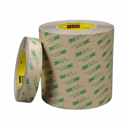 3M 7010311724 - 3M Adhesive Transfer Tape 468MP, Clear, 3 in X 60 yd, 5 mil Fan Favorite
