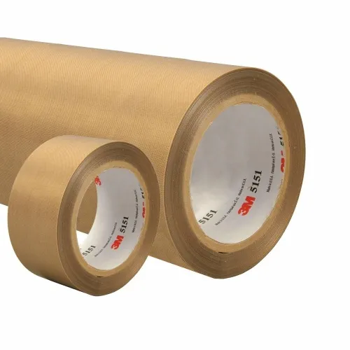 Bargain 3M 7010311964 - 3M General Purpose PTFE Glass Cloth Tape 5151, Light Brown, 3 in x 36,yd, 5.3 mil