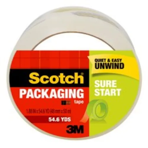3M 7100109846 - 3M Scotch® Sure Start Shipping Packaging Tape 3450, 1.88 in x 54.6 yd (48 mm x 50 m) Special Discount