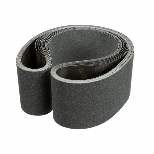 Discount 3M 7010361256 - 3M Cloth Belt 464W, 220 YF-weight, 3 in x 132 in, Film-lok, Single-flex