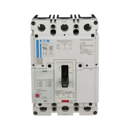 Crafted Eaton PDG23M0070MRAJ - 70 Amp, Three Pole, 600 VAC