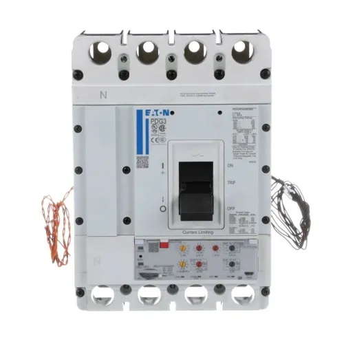 Buy Today Eaton PDG34M0400E3MK - MCCB 4P, 400 Amp, 600 VAC, 3 Frame