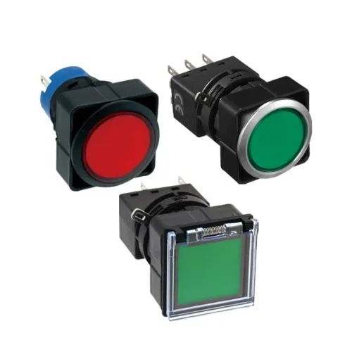IDEC LW6ML-A2C22MR 25mm Pushbutton Illuminated, Red Low Price