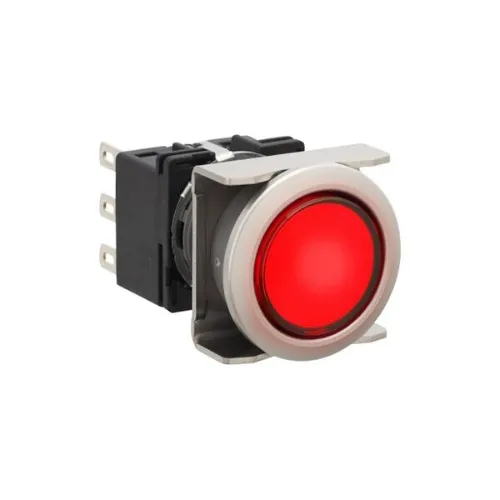 Cheap IDEC LB6ML-M1T53R LB 16mm Illuminated Pushbutton Spdt R, Red