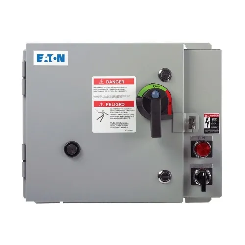 Limited Time Eaton ECH1821BJA-R63/D Combination Non-Reversing Fusible Disconnect - 45 Amp, 240 VAC Coil, NEMA 1